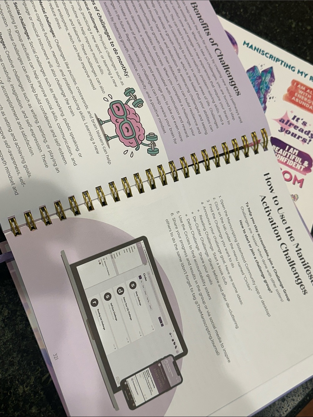 The Maniscripting Journal Life Design & Ritual Guidebook manifesting wealth gift - Picture 9 of 14